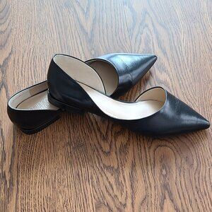Womens Franco Sarto Black Neiman Flat SZ 11M